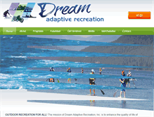Tablet Screenshot of dreamadaptive.org